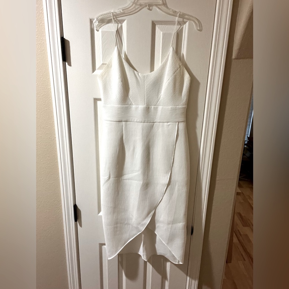 Chelsea28 Micro Pleat Tulip Hem Dress